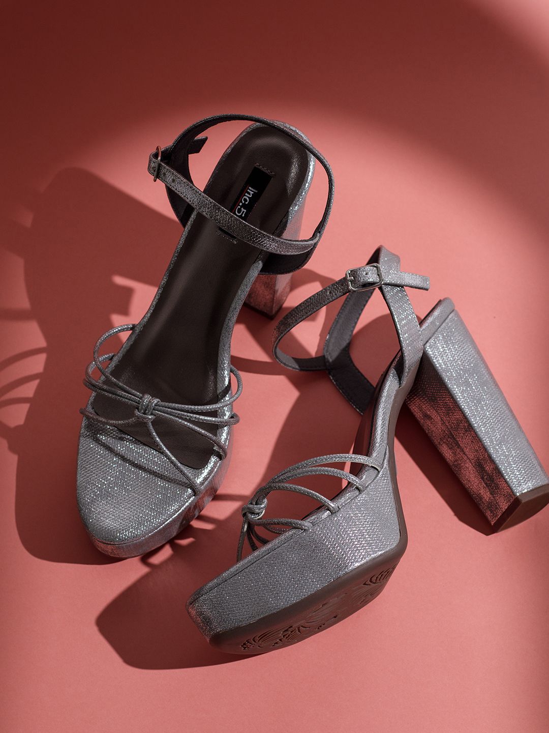 Inc 5 Striped Party High-Top Block Sandals with Tassels-picture-44