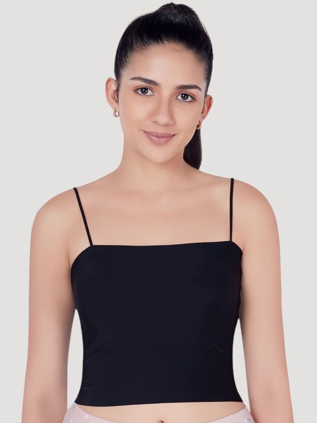PLUMBURY Padded Short With RemovablePads Camisole-image-0