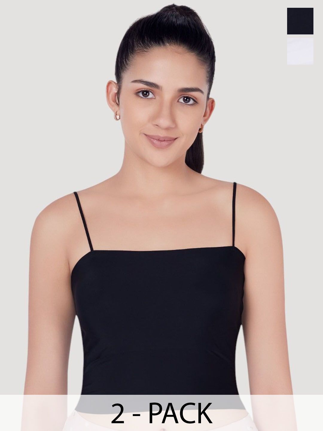 PLUMBURY Pack Of 2 Lightly Padded Camisole-picture-32