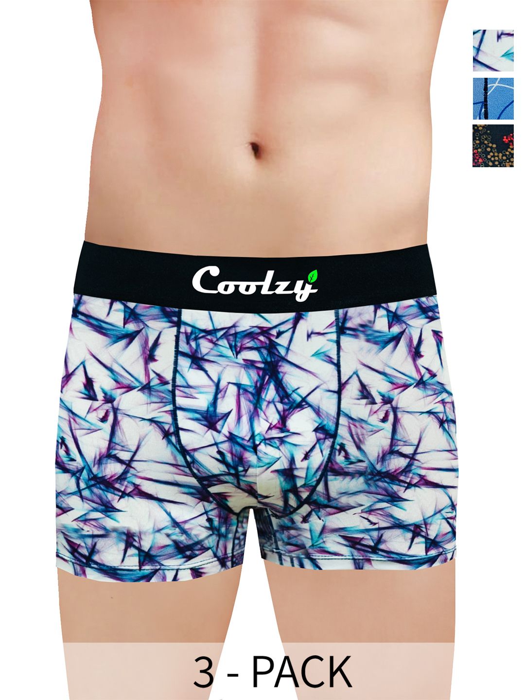 COOLZY Pack Of 3 Printed Trunks PURTWXBLTN3K08-S-picture-28