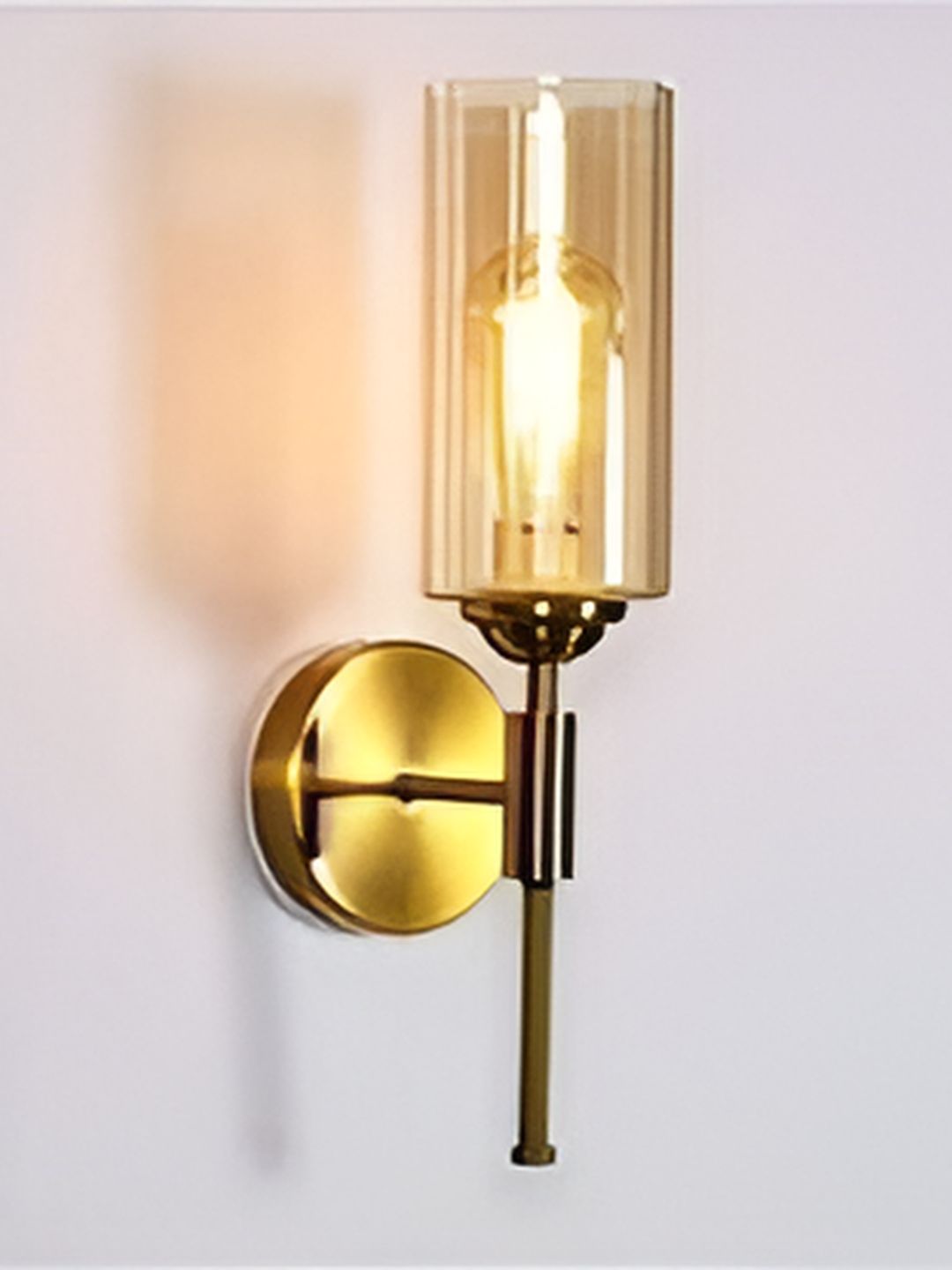 GAUVIK Bronze-Toned Metal Cylinder Shaped Wall Lamp-picture-38