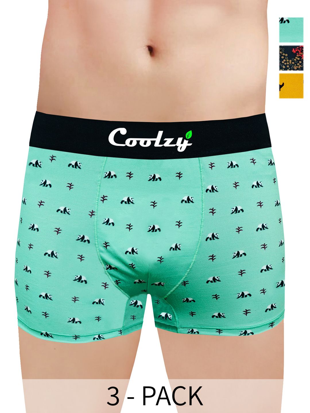 COOLZY Pack Of 3 Printed Trunks PUERPDRTTK3K55-S-picture-30