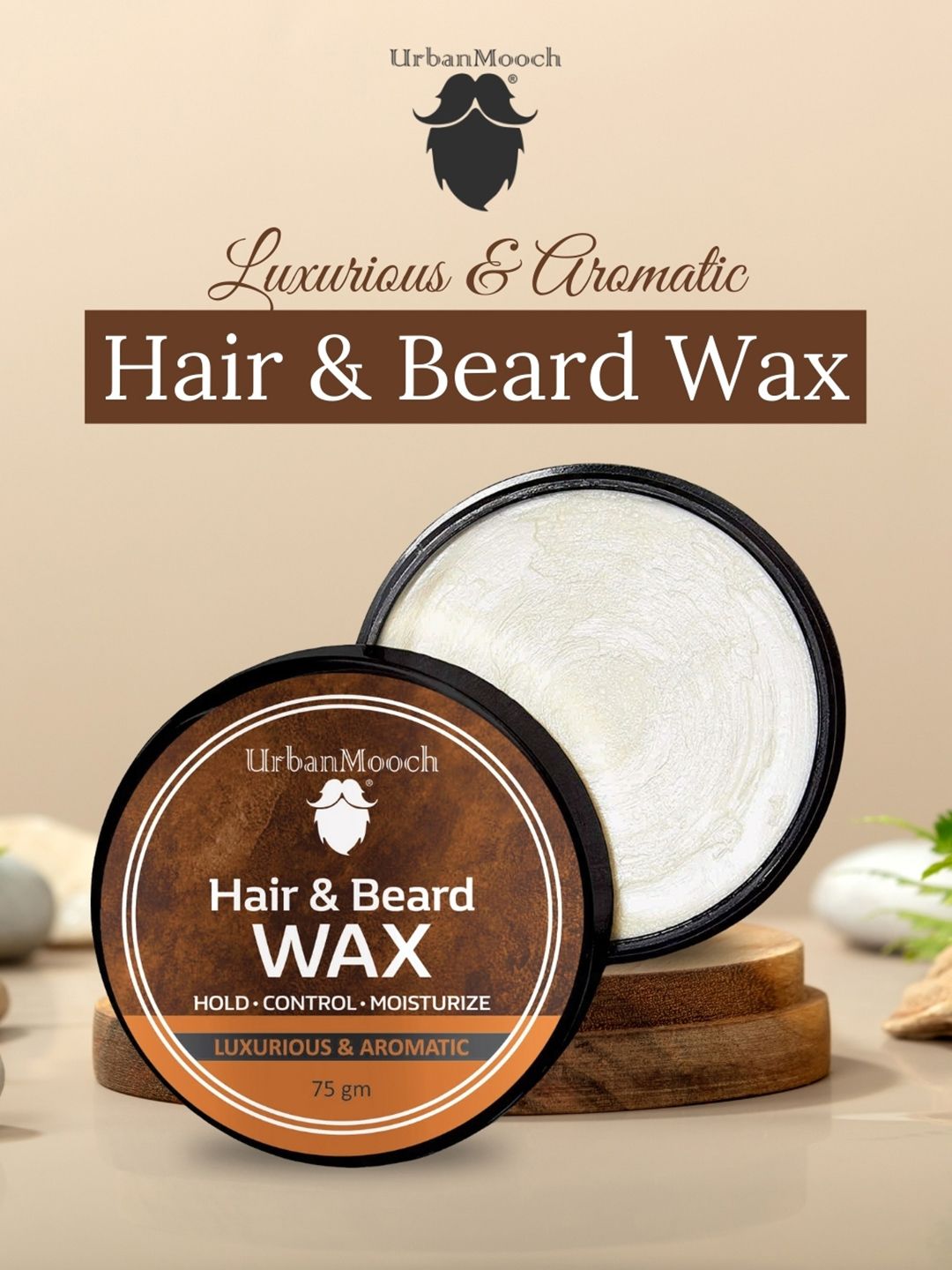 UrbanMooch Hair & Beard Wax For Extra Volume With Argan Oil & Shea Butter - 75 g-image-35
