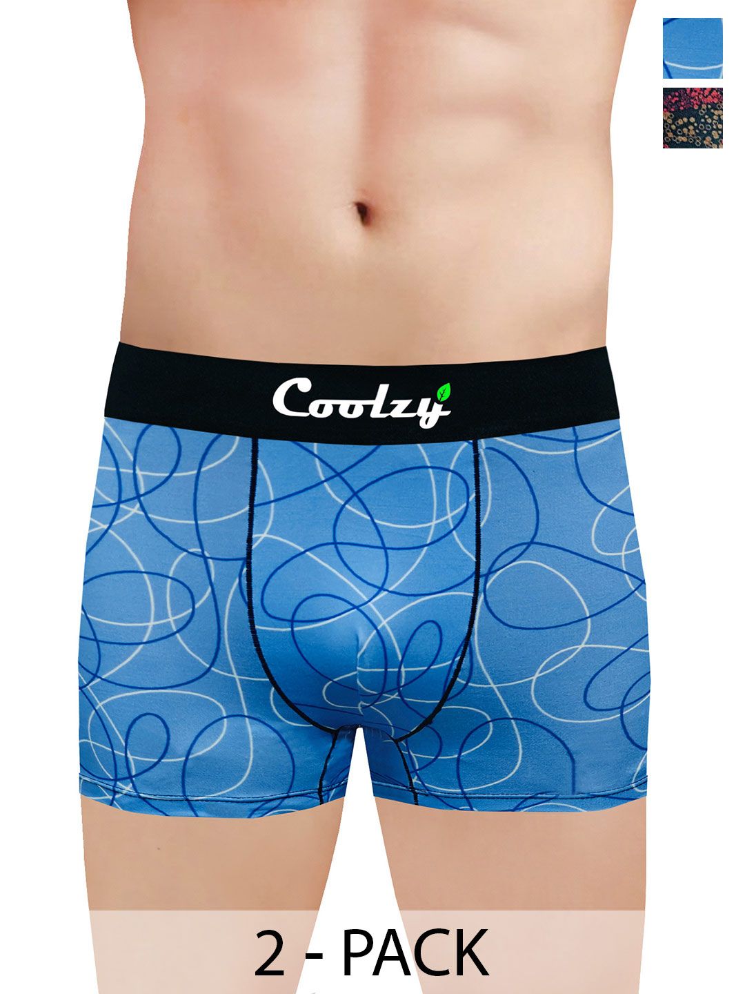COOLZY Pack Of 2 Printed Trunks - PUBLRTTN2K05-S-picture-40