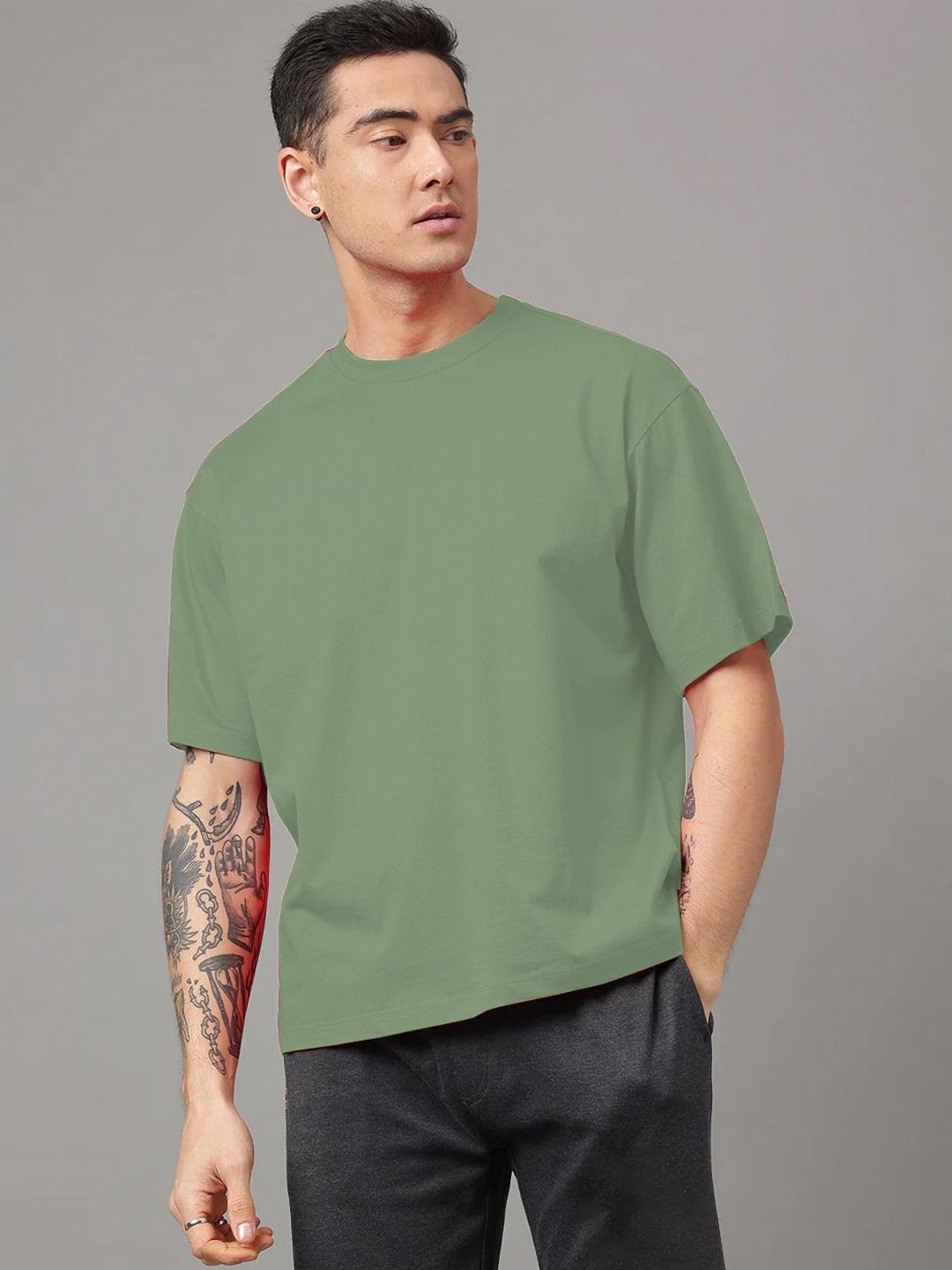 Moda Rapido Men Drop-Shoulder Sleeves T-shirt-picture-52
