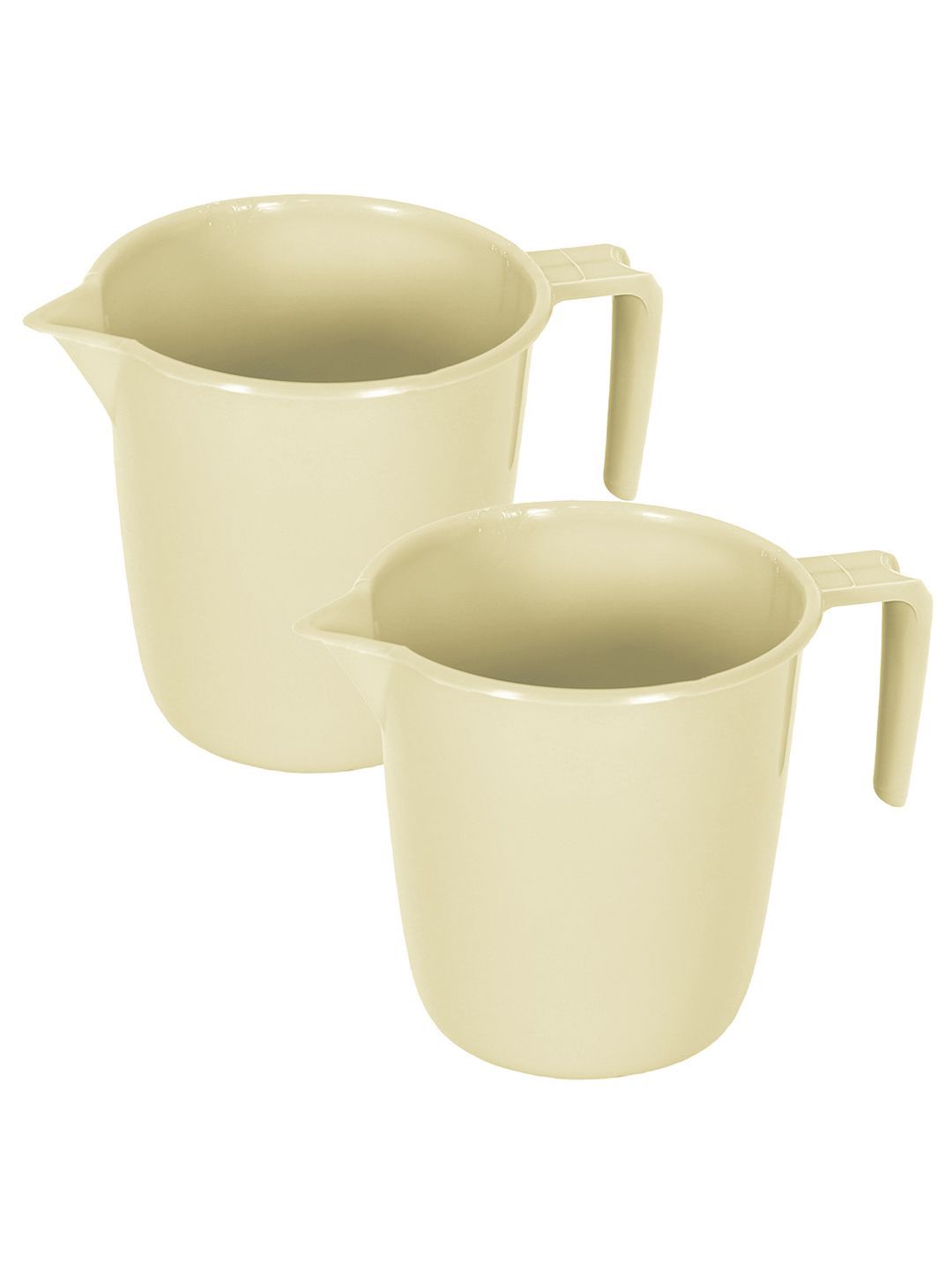 Kuber Industries Beige 2 piece Solid Plastic Bath Accessories Set-image-8