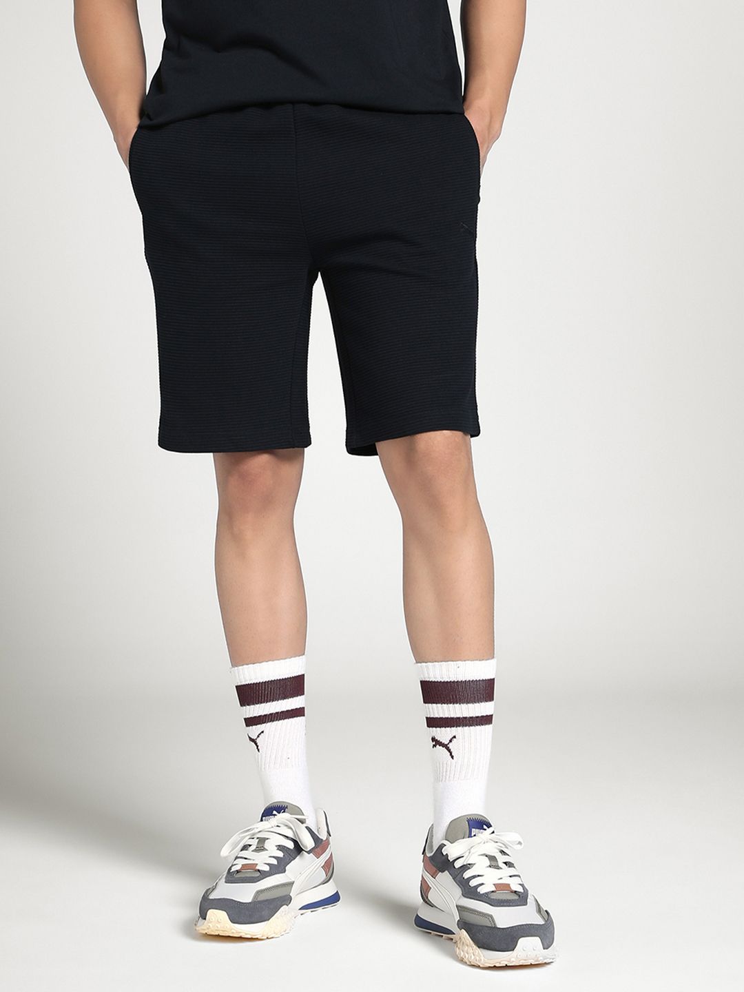 Puma ESS Ottoman Men Cotton Shorts-picture-30