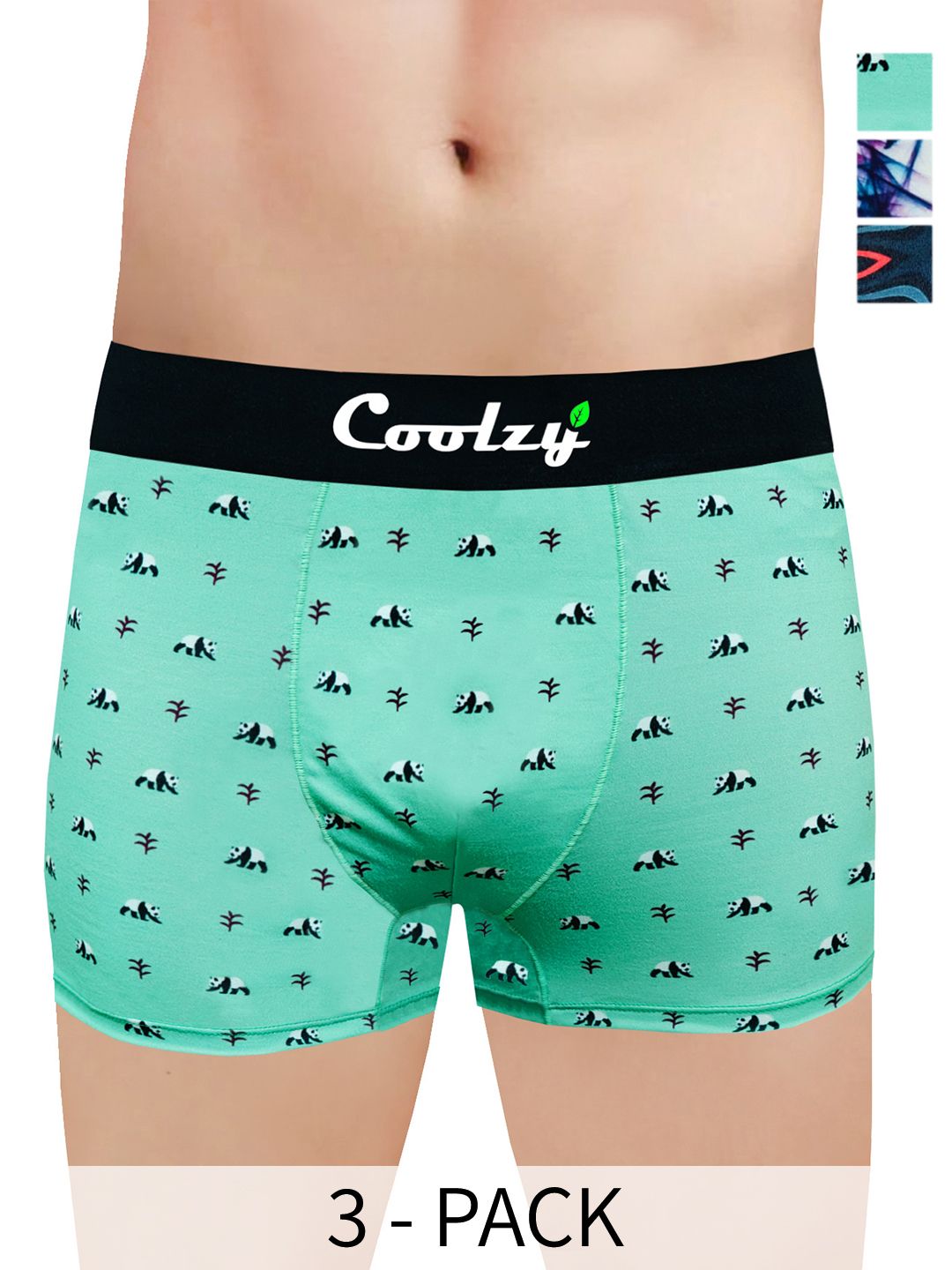 COOLZY Pack Of 3 Printed Cotton TrunksPUWXPDMLTK3K52-S-picture-28