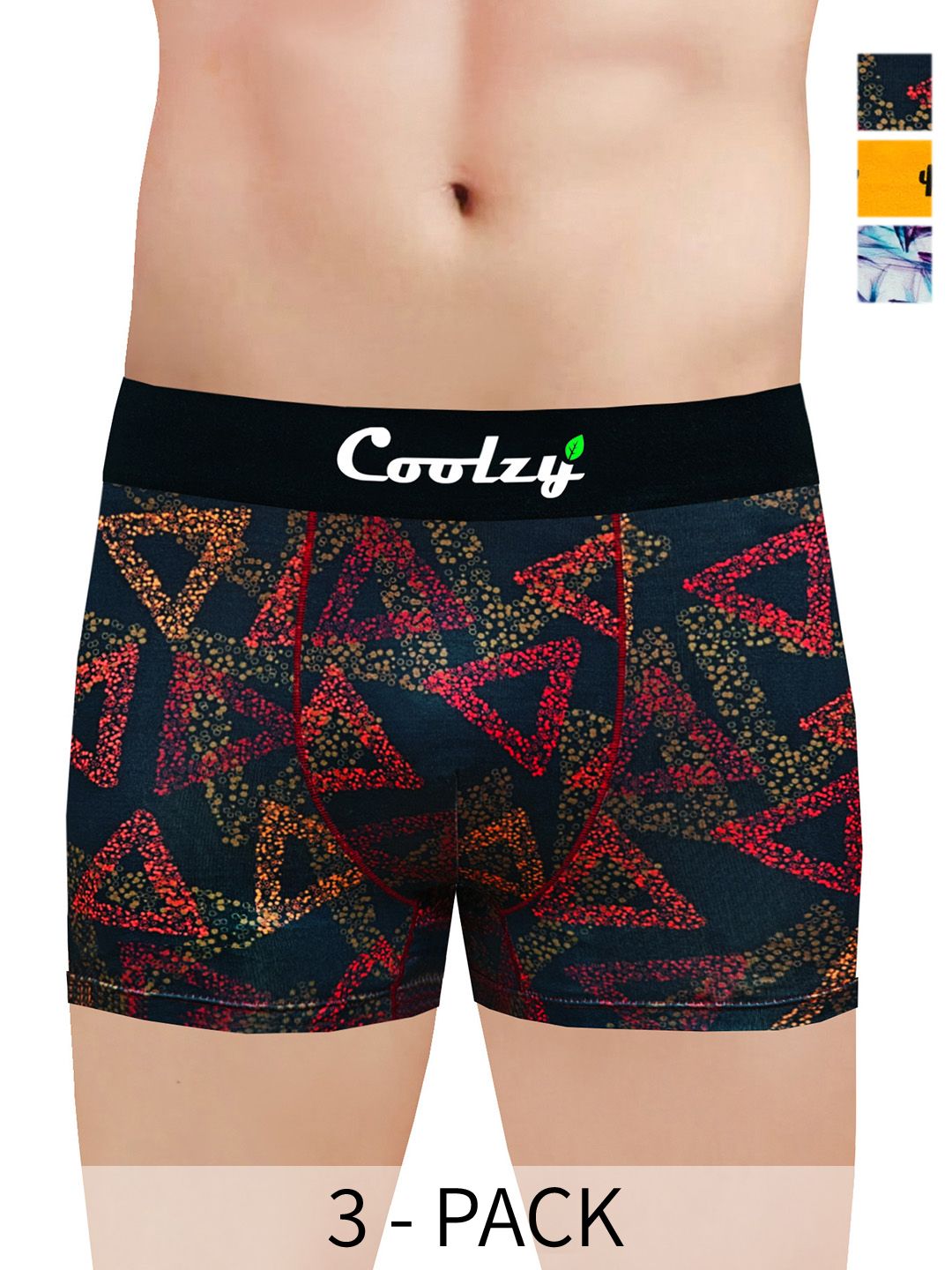 COOLZY Pack Of 3 Printed Trunks PURTWXERTK3K35-S-picture-21