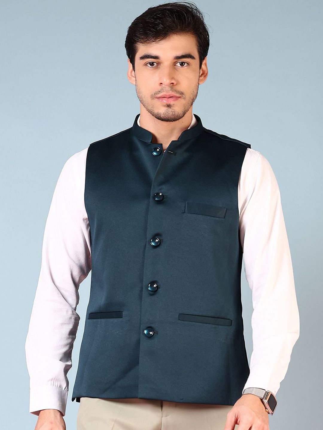 V-Mart Mandarin Collar Nehru Jacket-image-8