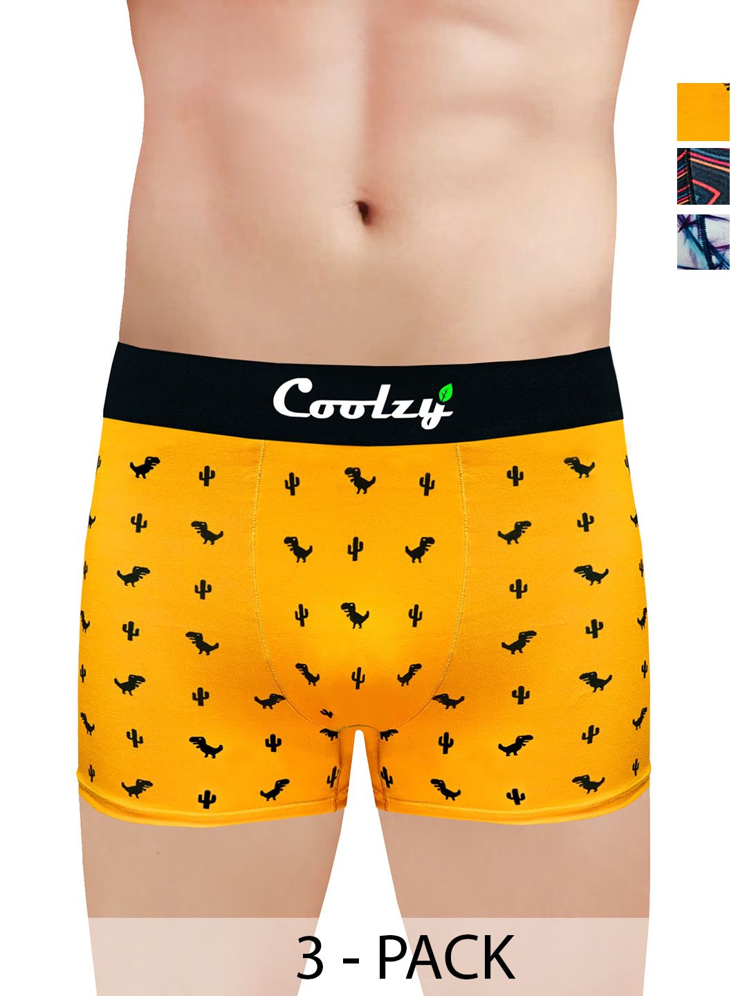 COOLZY Pack Of 3 Short Trunks PUMLWXERTK3K39-S-picture-22