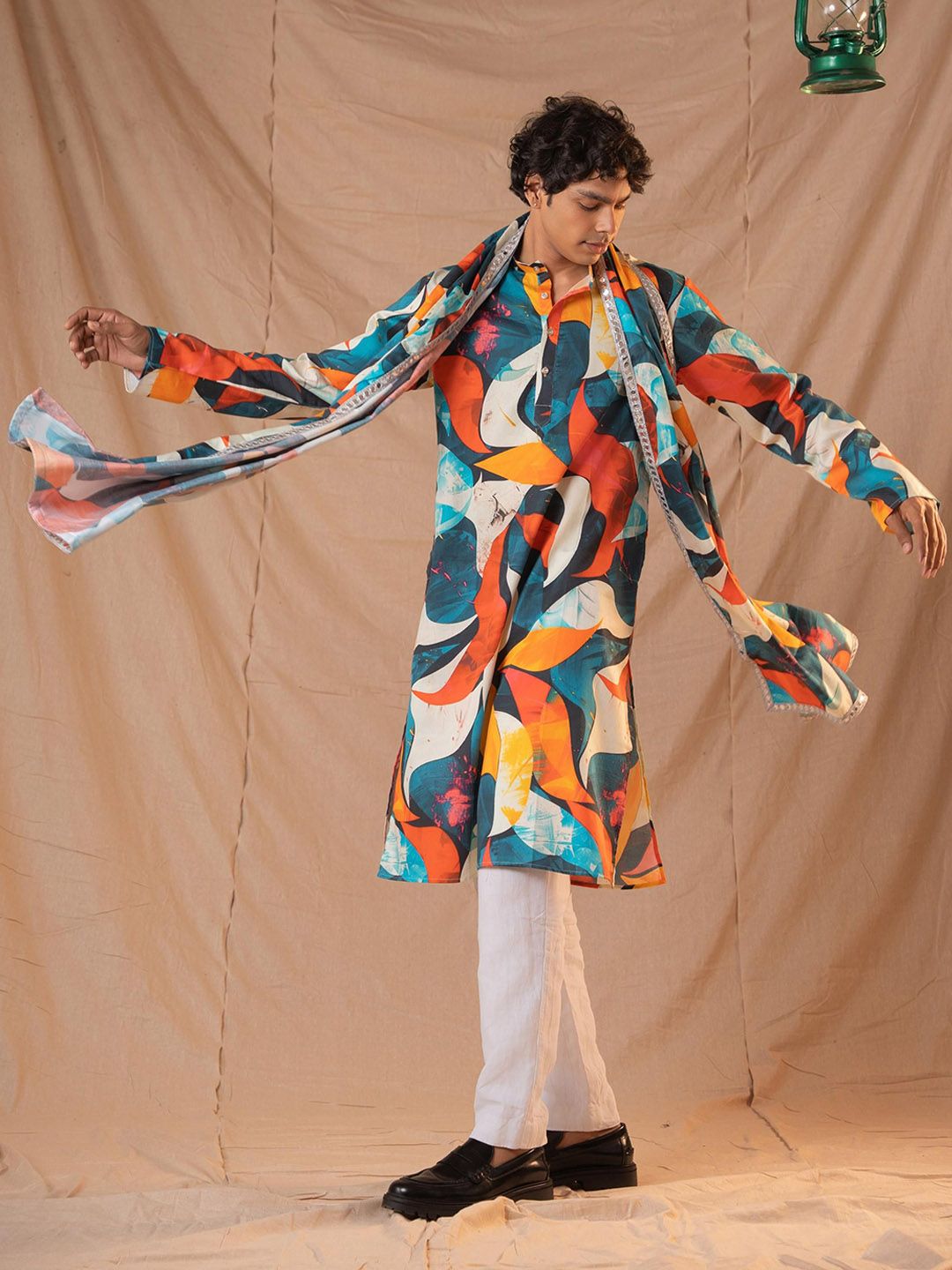 5 Stitch Men Quirky Printed Kurta-picture-19