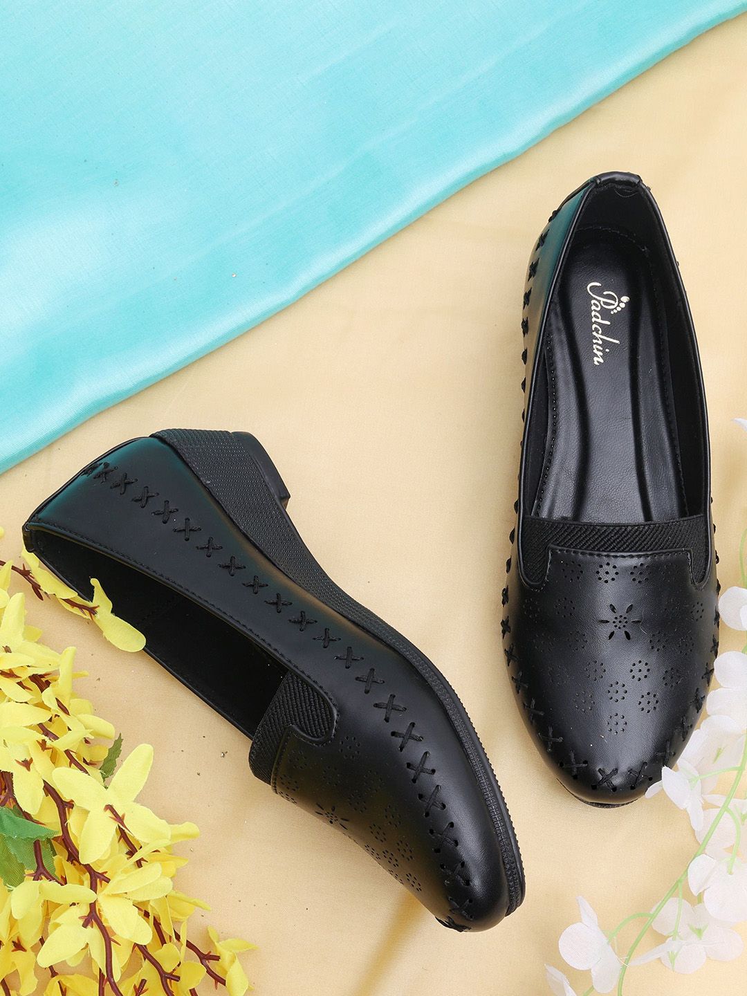 Padchin Women Perforations Loafers-picture-41