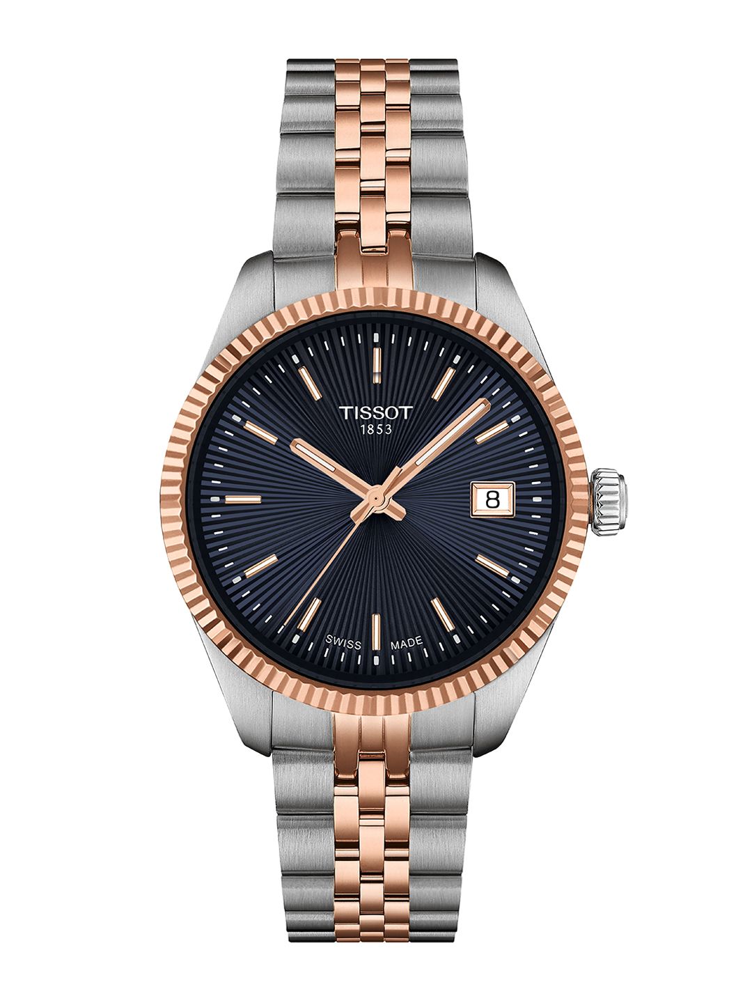 TISSOT Women Dial & Stainless Steel Bracelet Style Straps Analogue Watch T1562102204100-picture-40