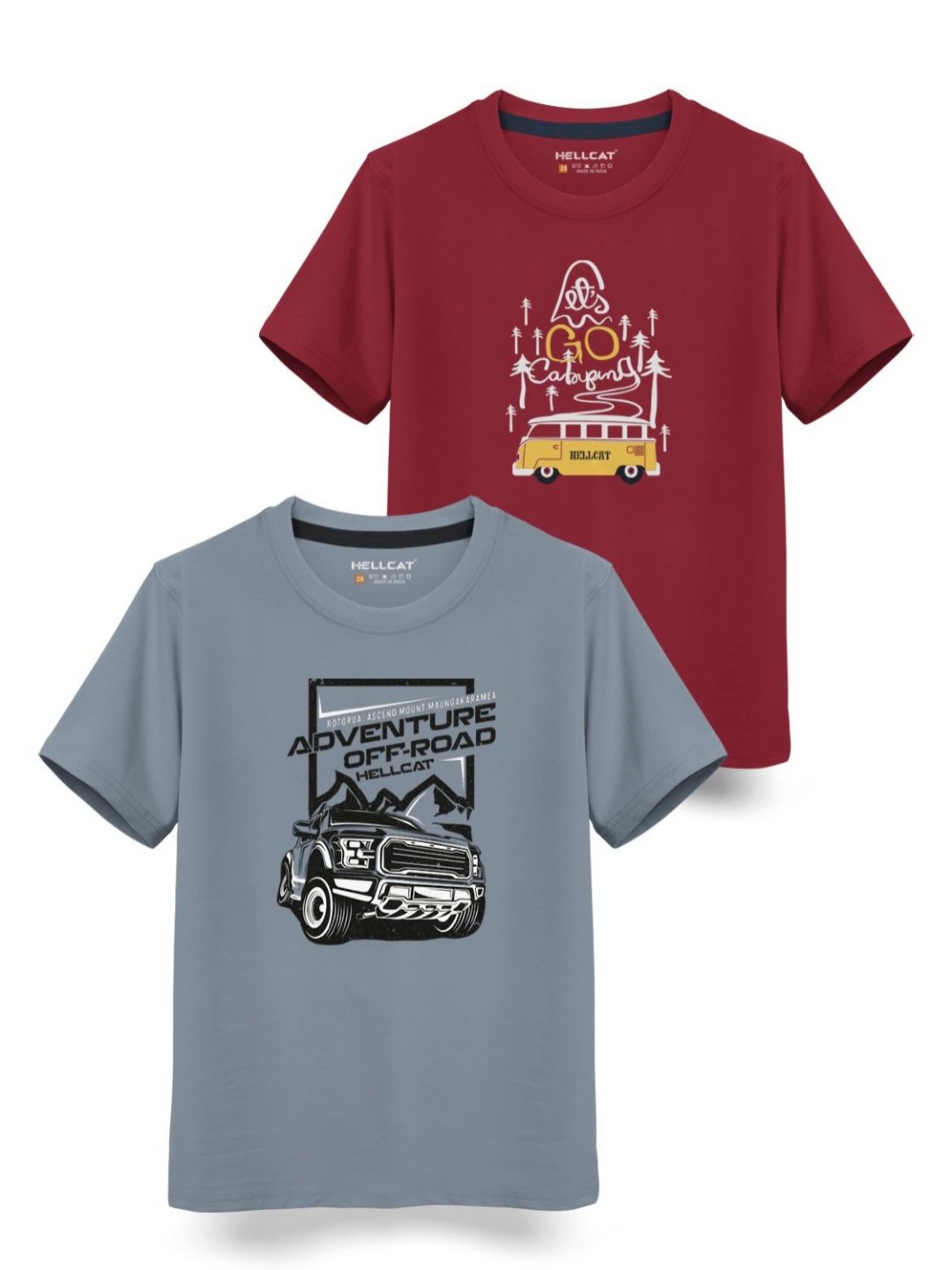 HELLCAT Boys Typography 2 Printed T-shirt-picture-39