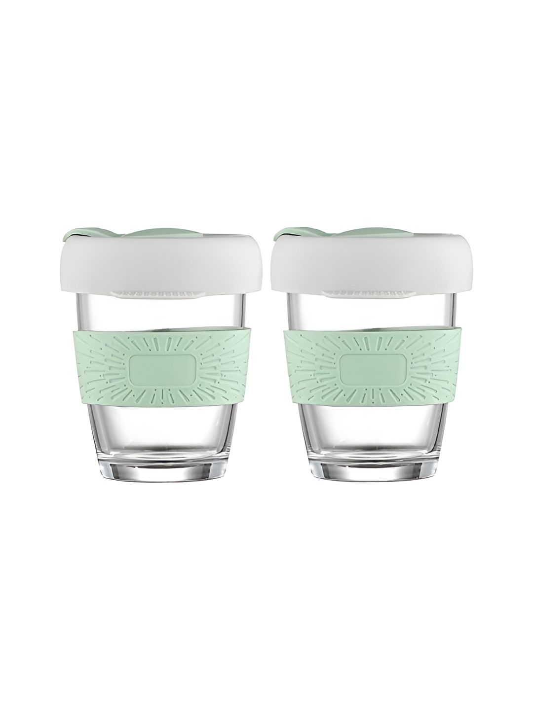 Baskety Green Solid Glass Glossy Mugs Set of Cups and Mugs-image-21