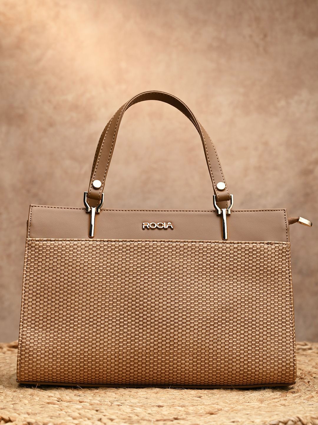 Rocia Textured PU Shopper Handheld Bag-picture-21