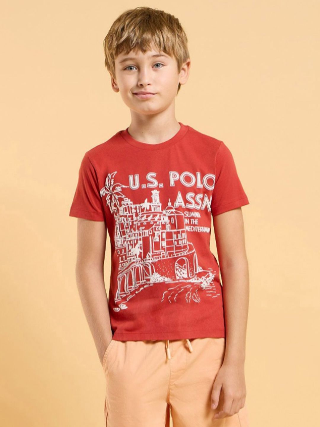 U.S. Polo Assn. Kids Boys Printed T-shirt-picture-21