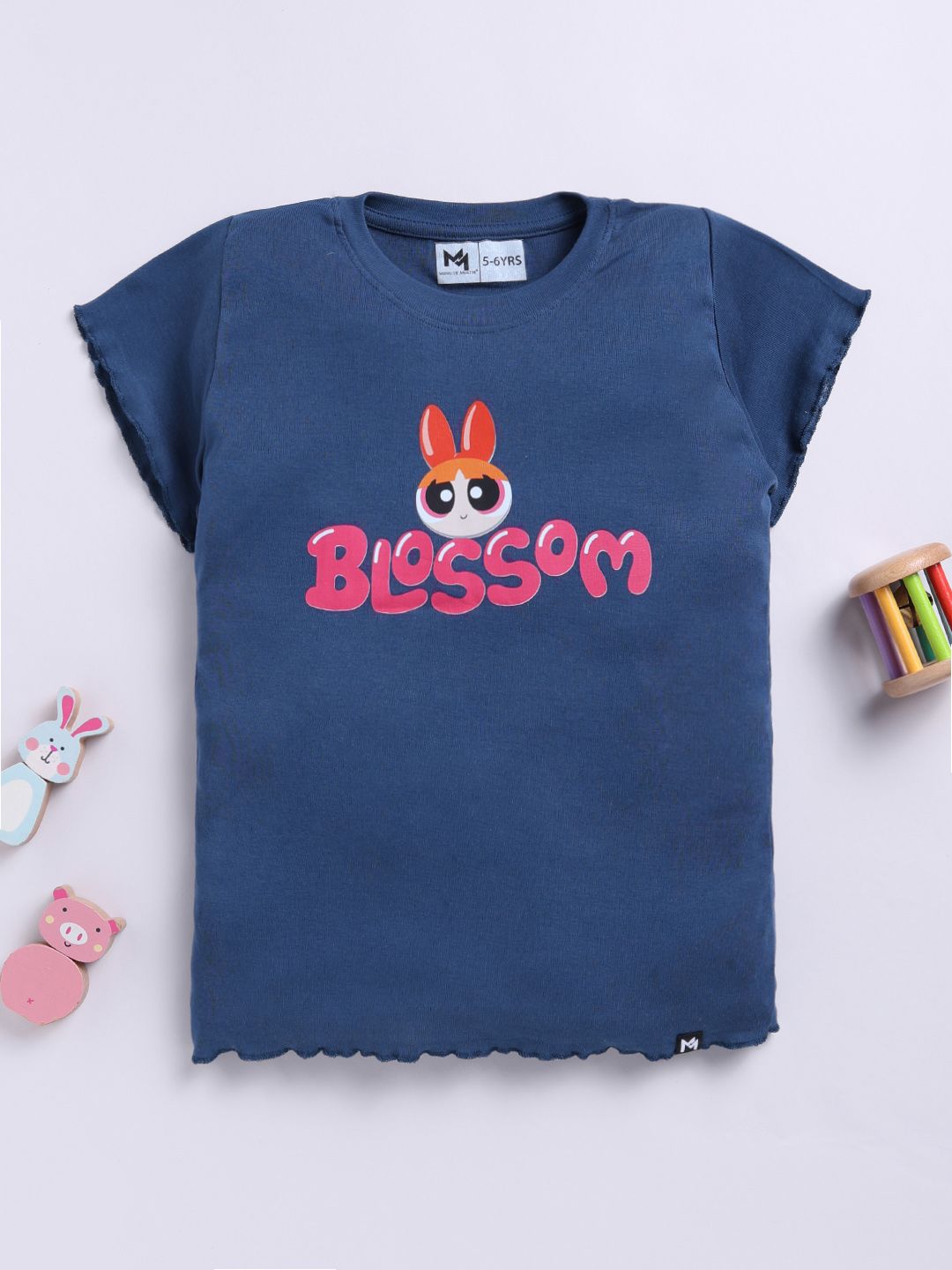YK X Minute Mirth Girls Powerpuff Girls Printed Cotton Top-picture-27