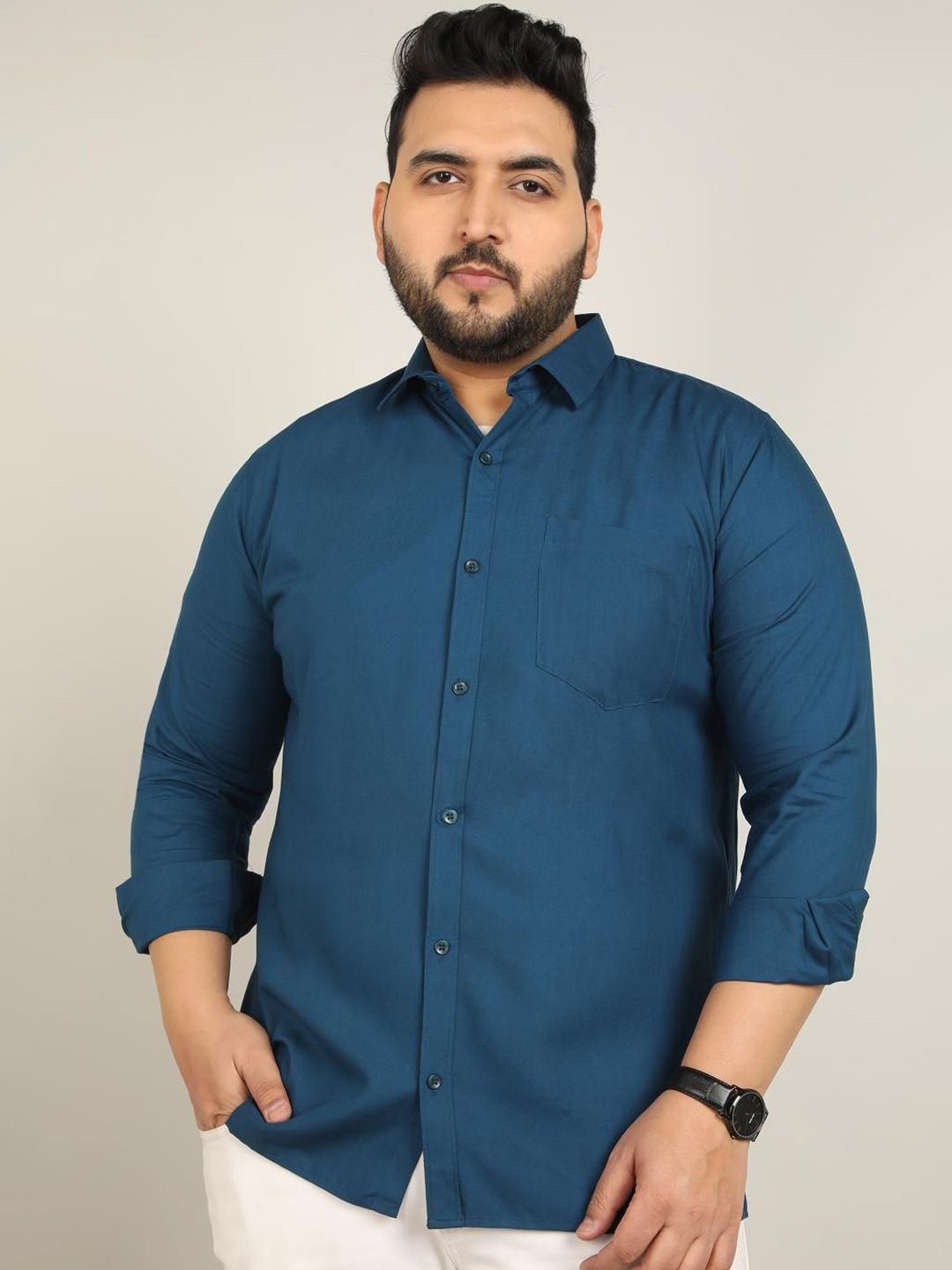METRONAUT PLUS Men Classic Opaque Casual Shirt-image-37