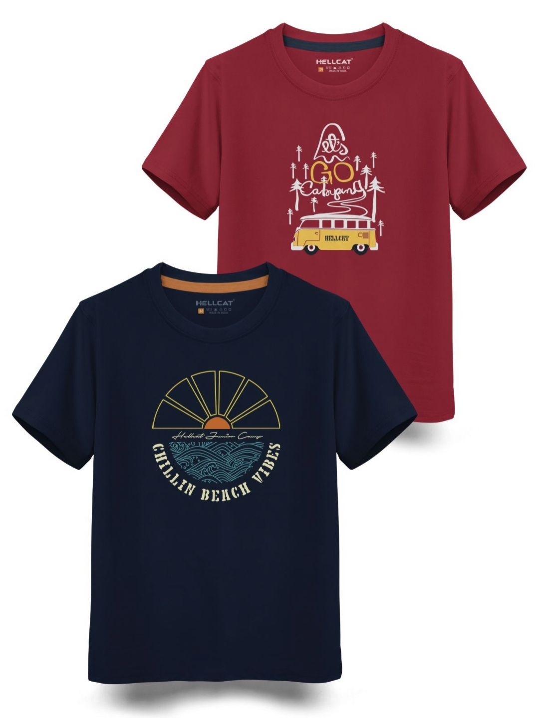 HELLCAT Boys Typography 2 Printed T-shirt-picture-42