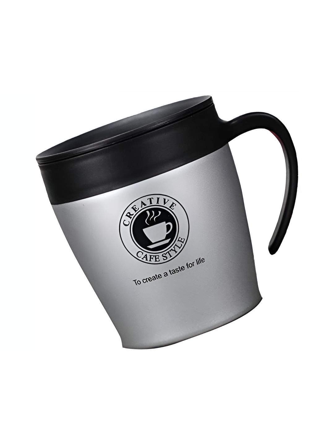 Baskety Grey Solid Stainless Steel Matte Mugs Set of Cups and Mugs-picture-20