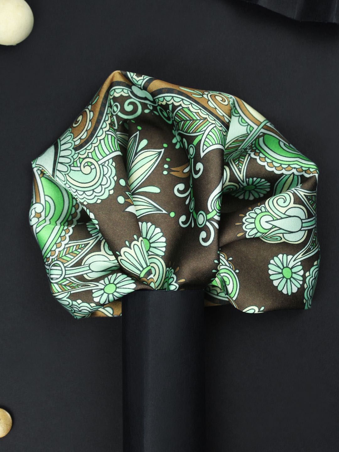 House of Pataudi Printed Pocket Squares-picture-38