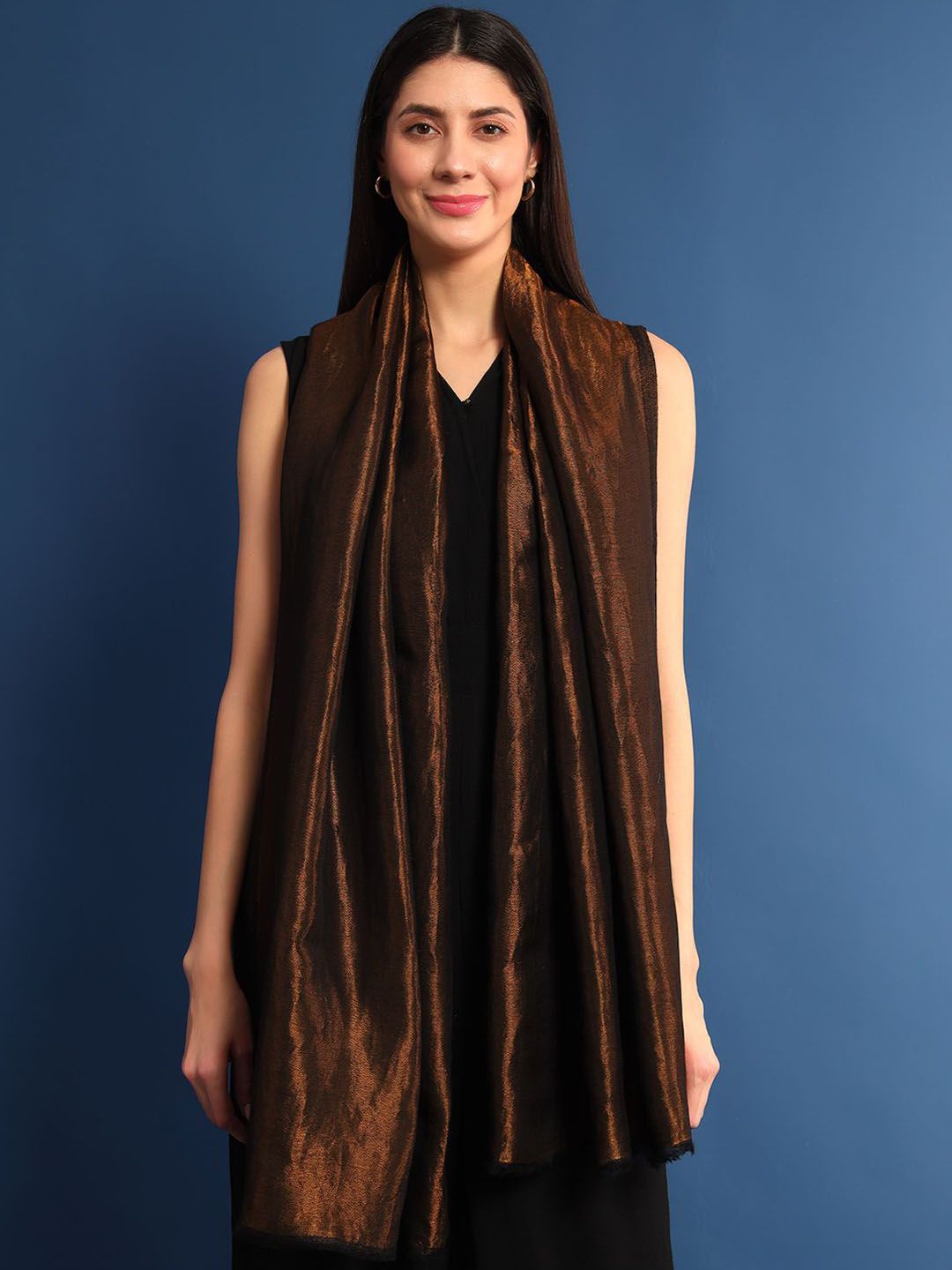 Pashmoda Women Woven Design Shawl-picture-38