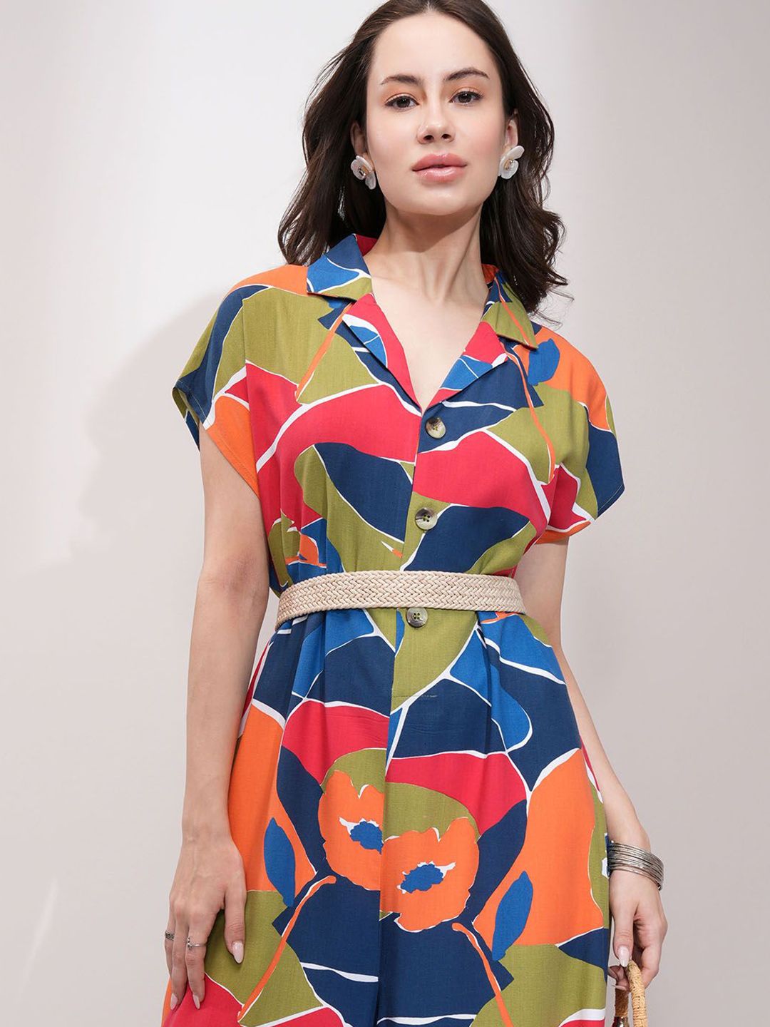 ESPYR By Tokyo Talkies Printed Basic Jumpsuit-picture-30