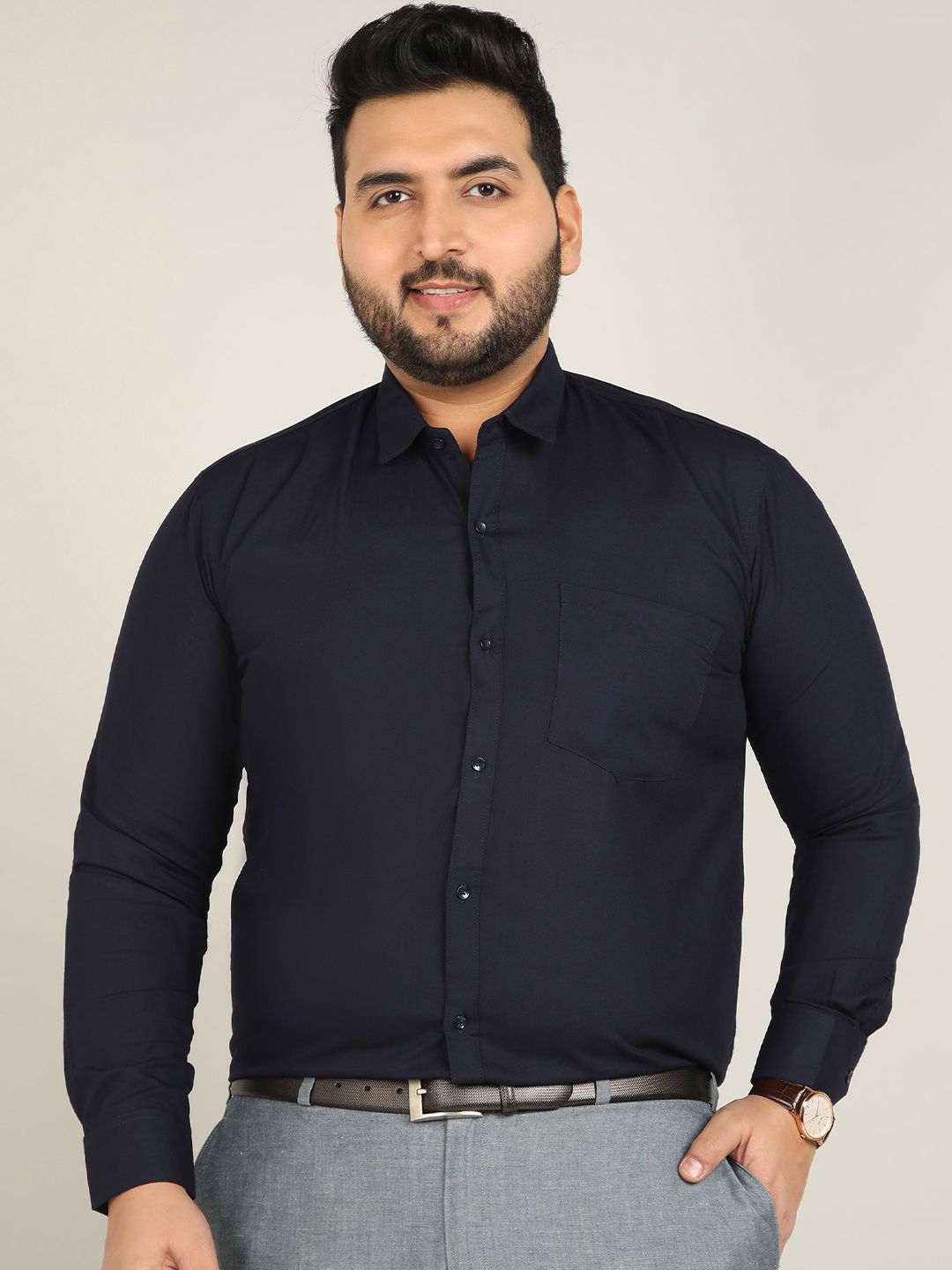 METRONAUT PLUS Men Classic Opaque Casual Shirt-image-29