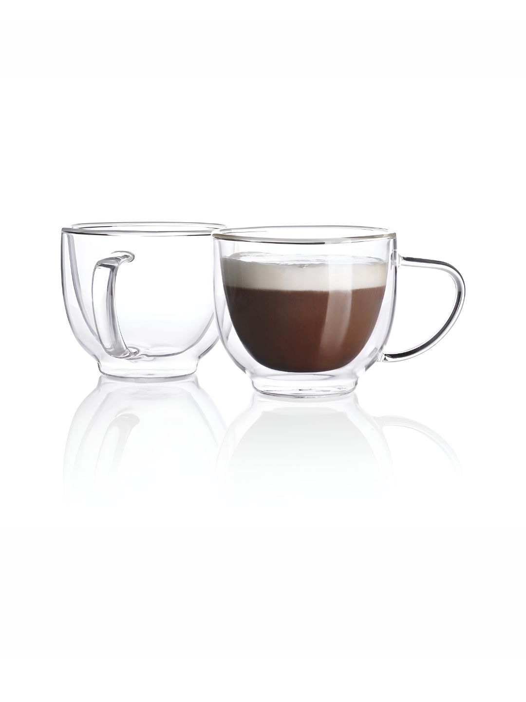 Baskety Transparent Solid Glass Glossy Mugs Set of Cups and Mugs-picture-9