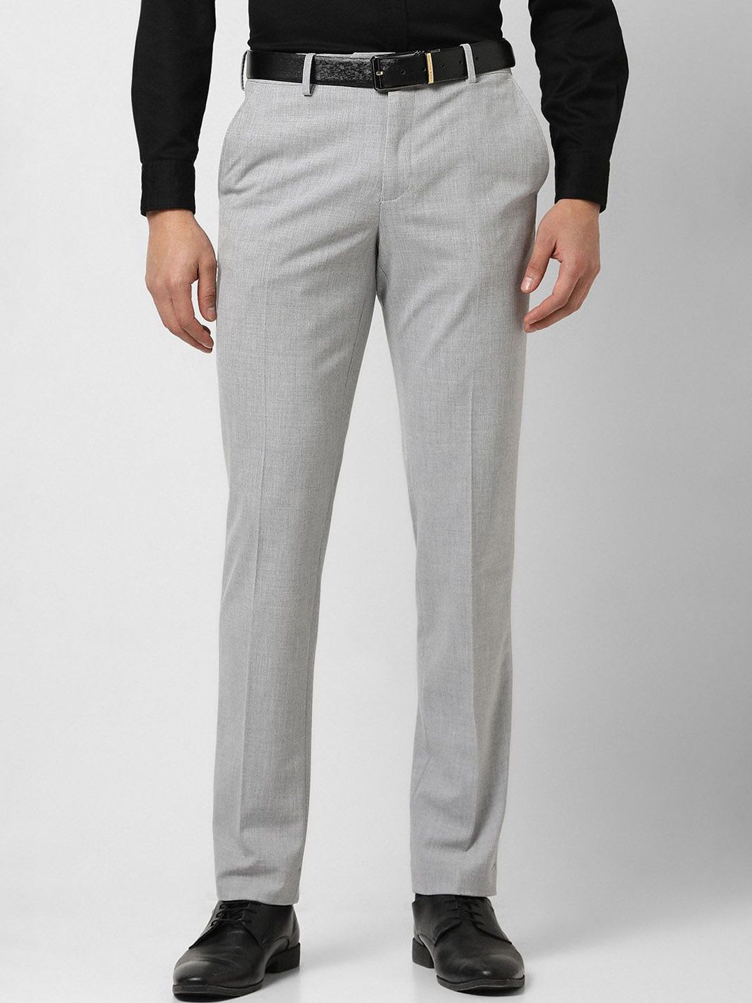 Van Heusen Men Printed Slim Fit Trousers-picture-41