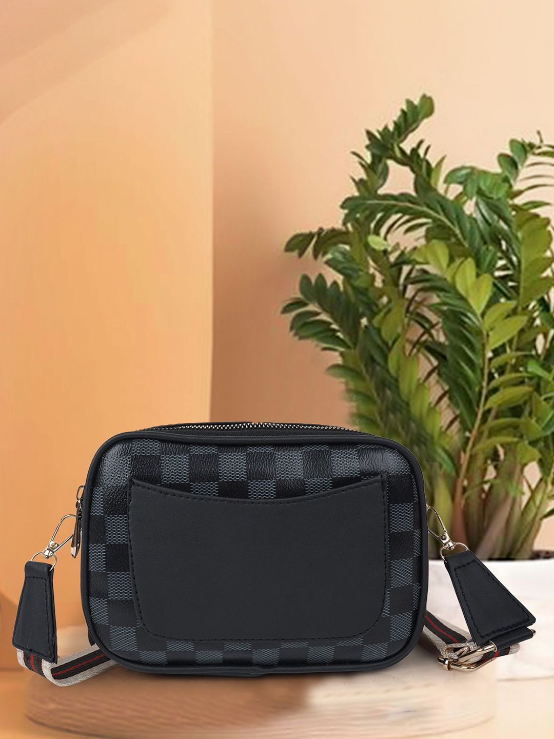 ROMOFY Sling Bag with Cut Work-picture-35