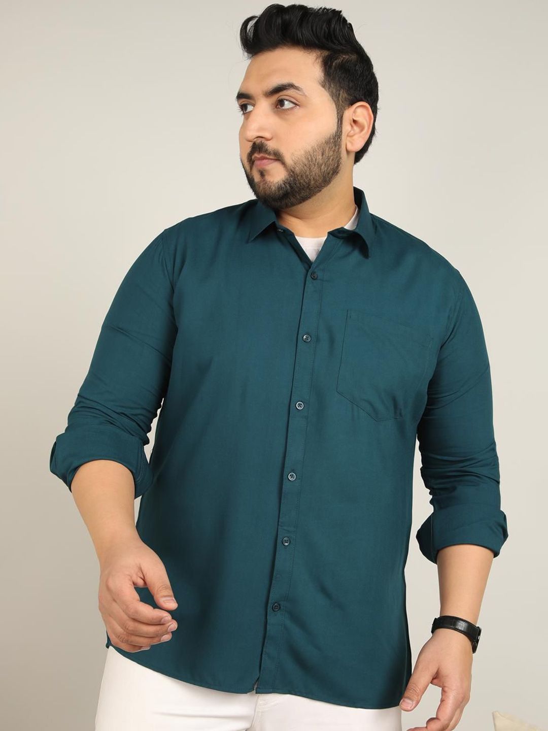METRONAUT PLUS Men Classic Opaque Casual Shirt-image-14