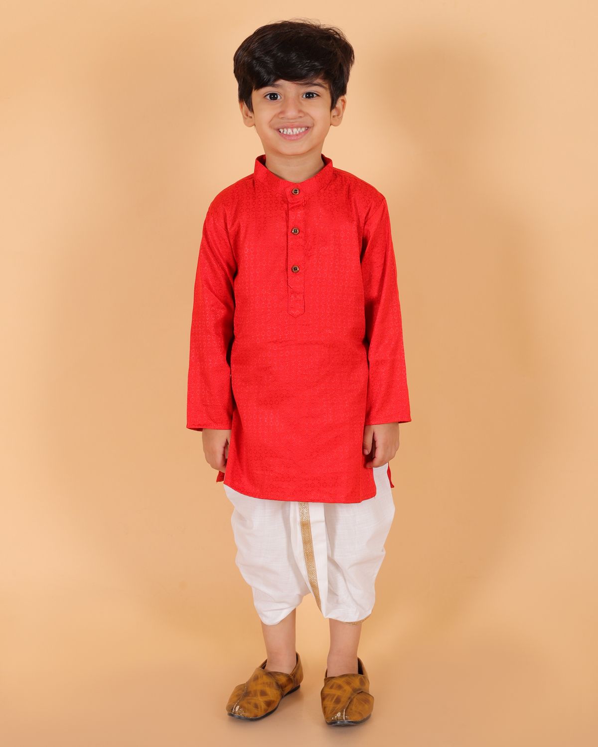 MoMaa Boys Regular Gotta Patti Kurta with Dhoti Pants-picture-52