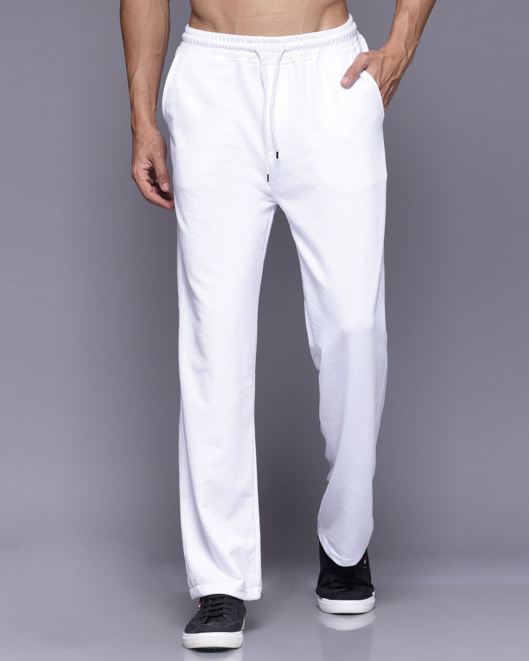 THE BEETEL HOUSE Men Relaxed Loose Fit Easy Wash Trousers-picture-25