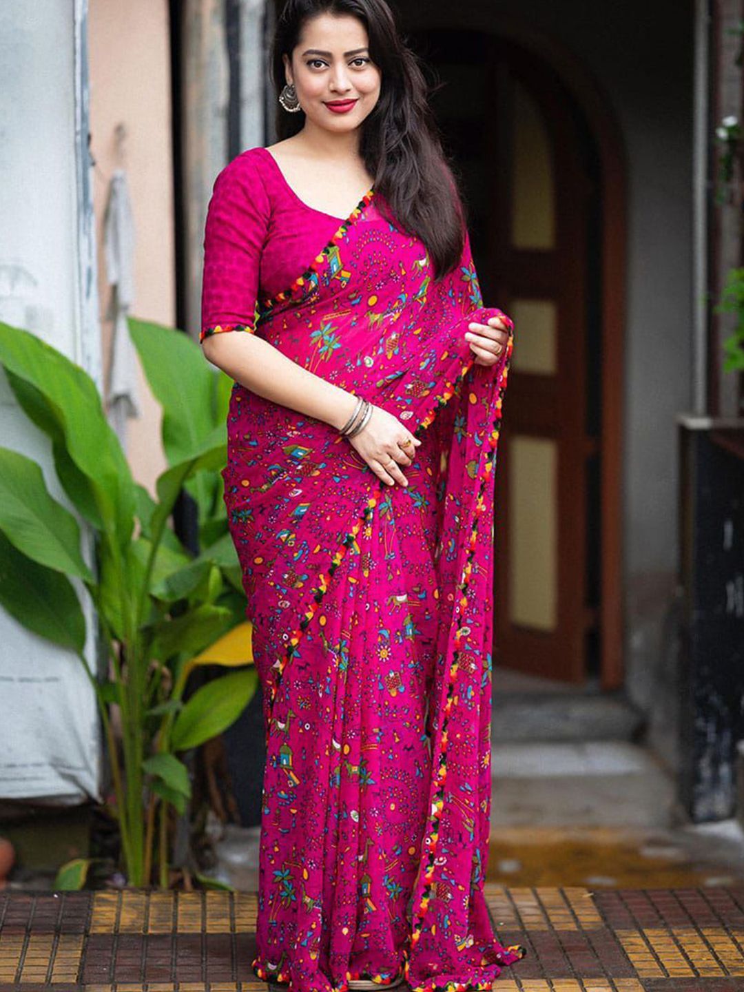 Rangtulika Ethnics Floral Saree-picture-40