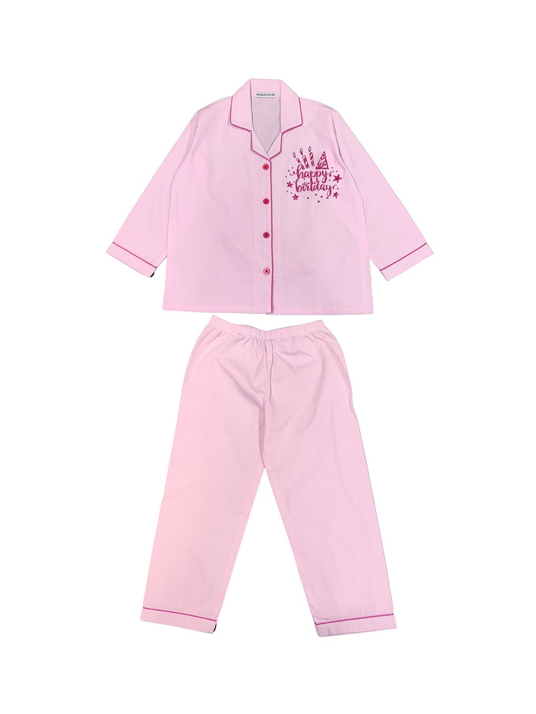 shopbloom Unisex Kids Printed Night suit-picture-20