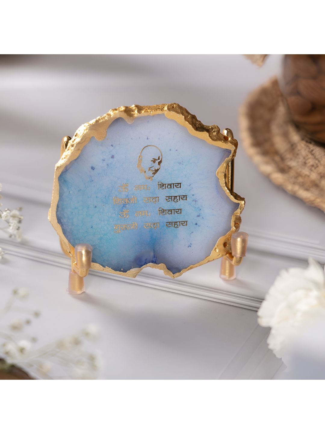 HOMEARTE Turquoise Blue Religious Idol Showpiece-picture-17