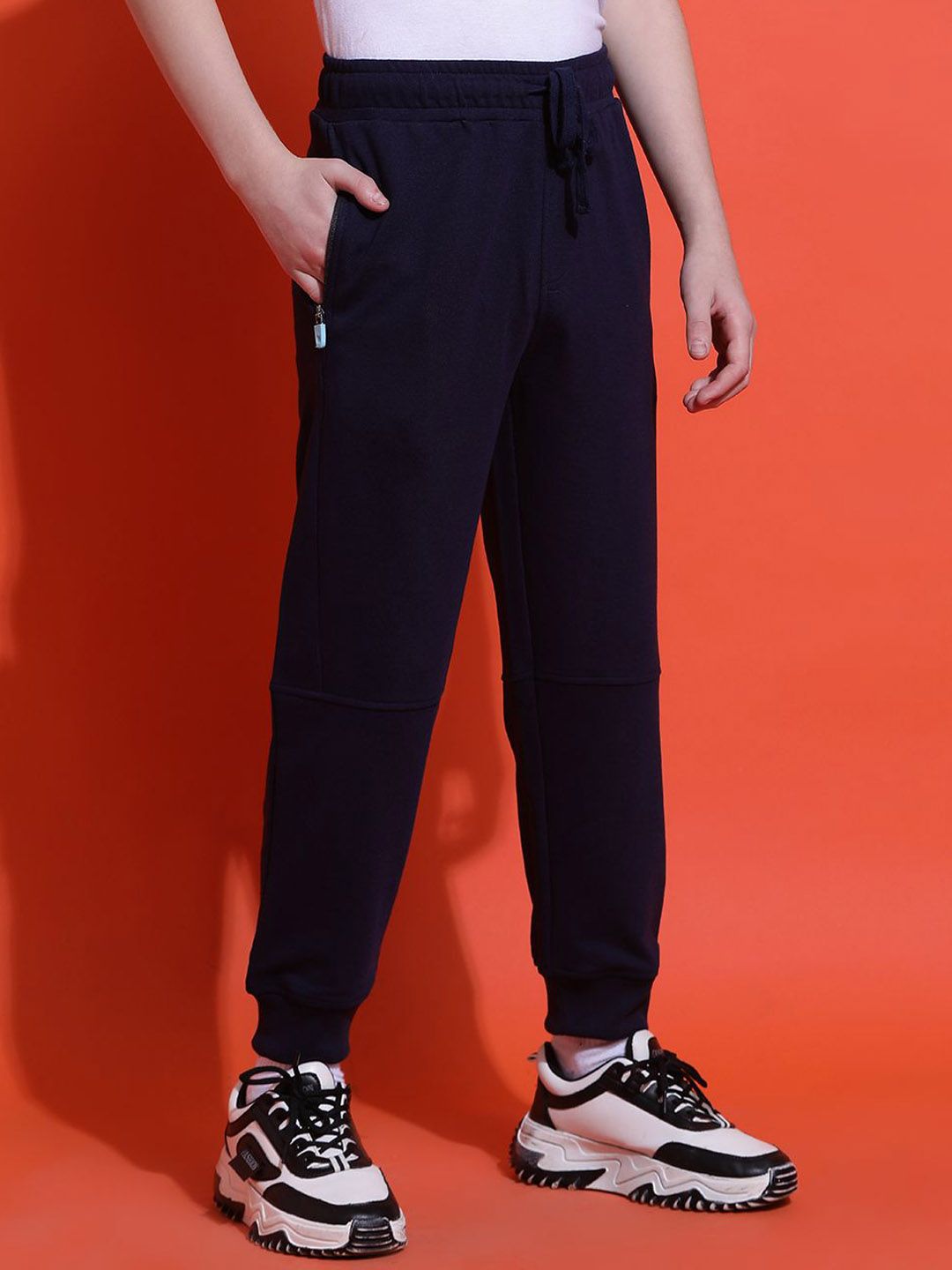 Lil Tomatoes Boys Cotton Looper Joggers-picture-41