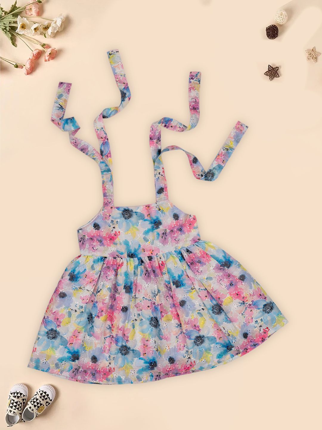 MeeMee Floral Print Fit & Flare Dress-picture-35