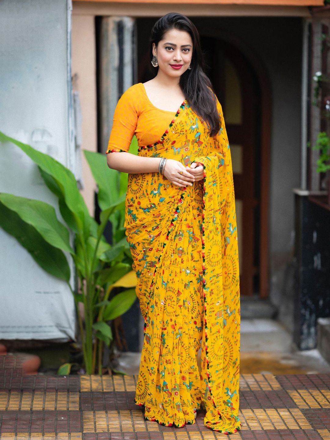 Rangtulika Ethnics Floral Saree-picture-50