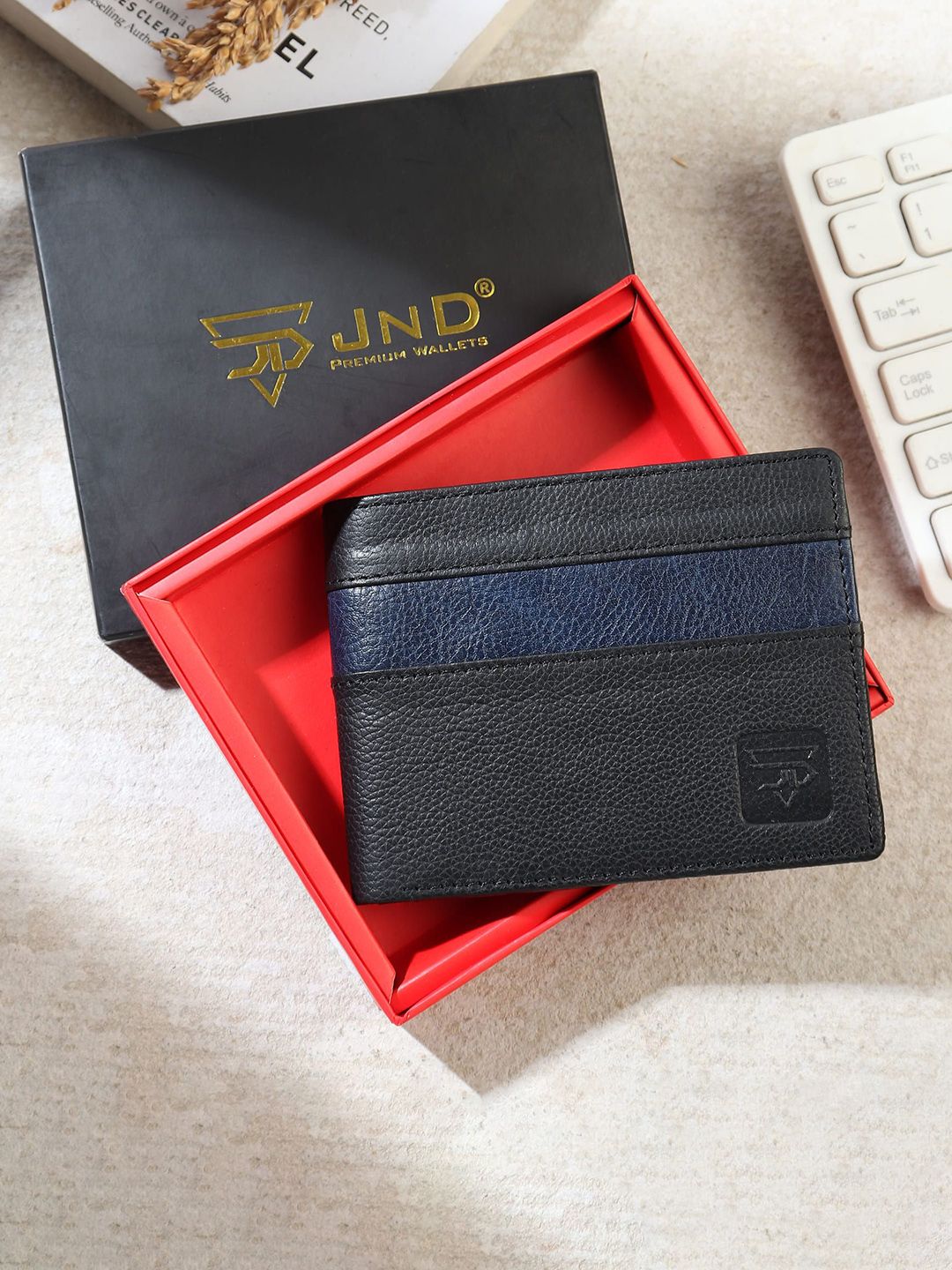 JND Men Leather Two Fold Wallet-picture-6