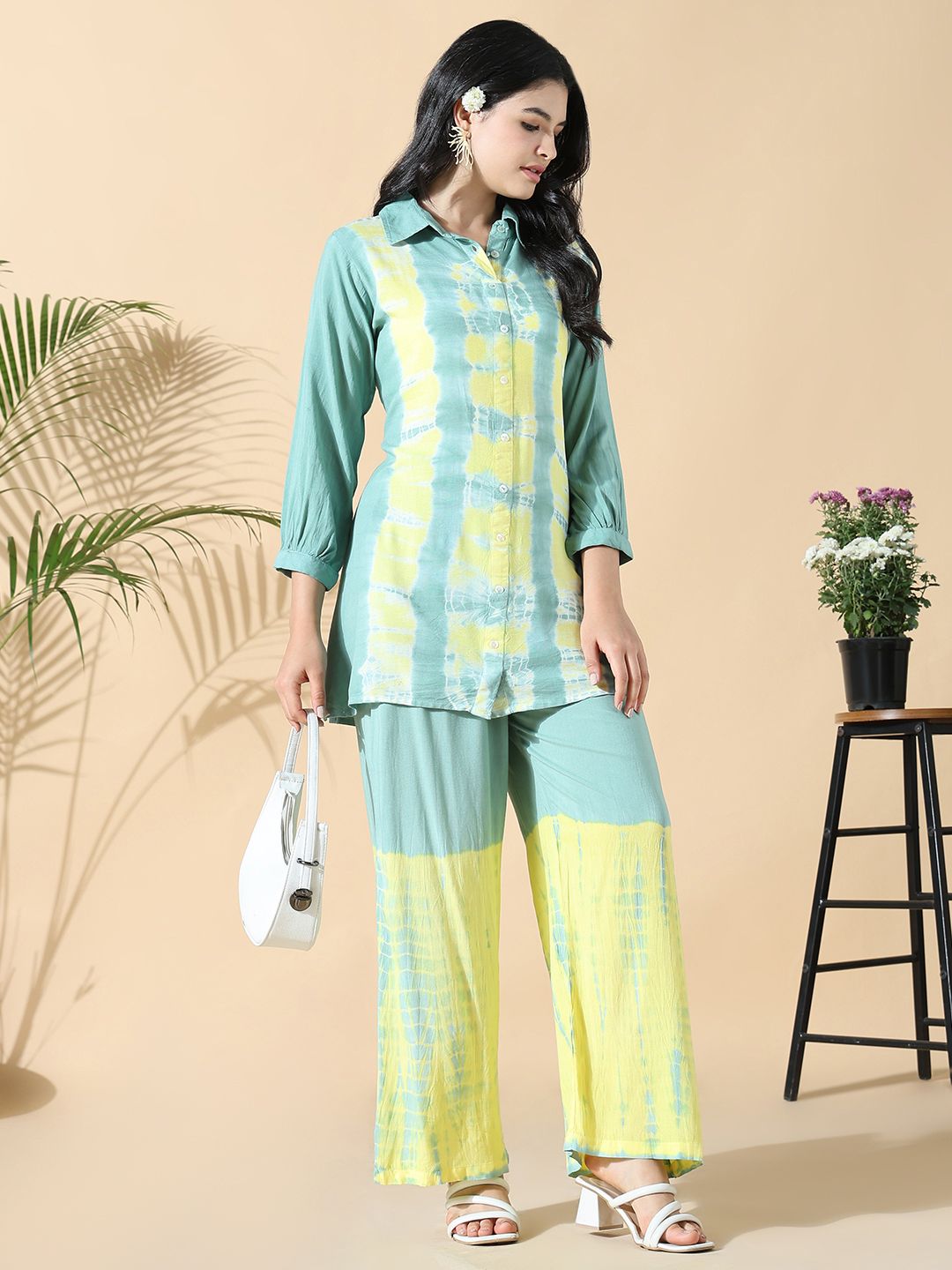 SHOWOFF Printed Shirt Collar Shirt & Trousers Co-Ords-picture-30