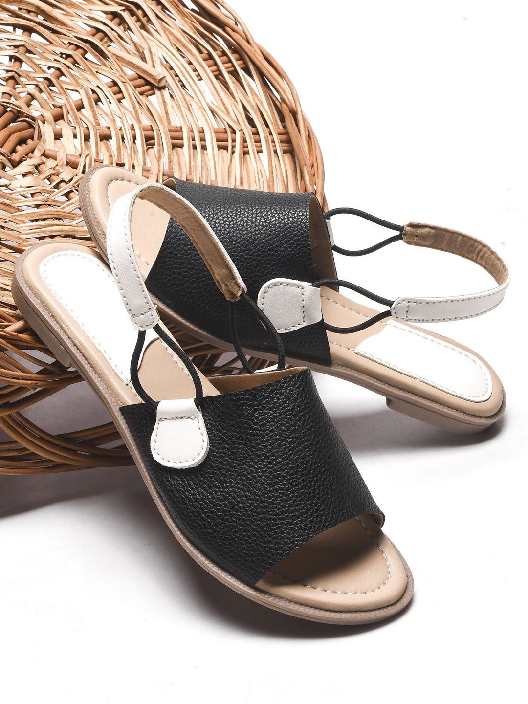 TRYME Women Ethnic Open Toe Flats-picture-41