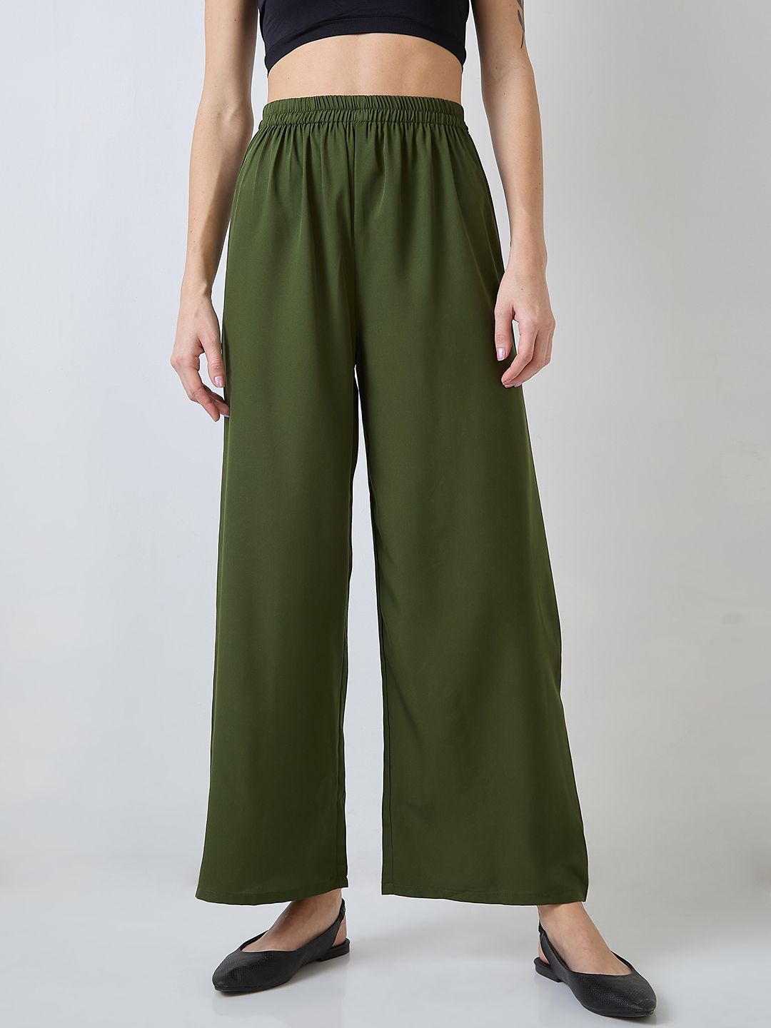 SZN Women Solid Wide-Leg Palazzo-picture-18