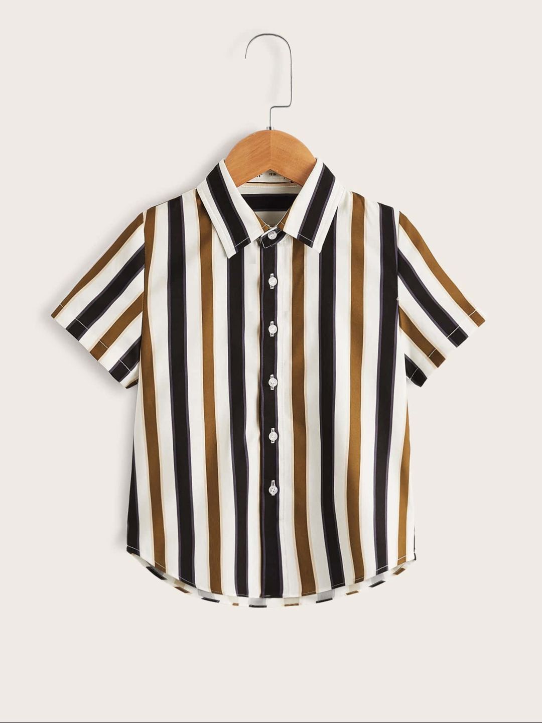 BAESD Boys Standard Opaque Striped Party Shirt-picture-43