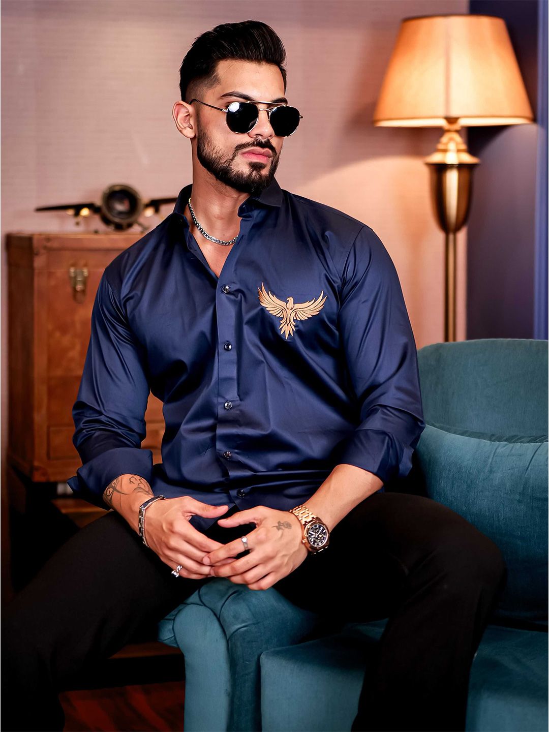 Foomer Men Standard Opaque Casual Shirt-picture-12