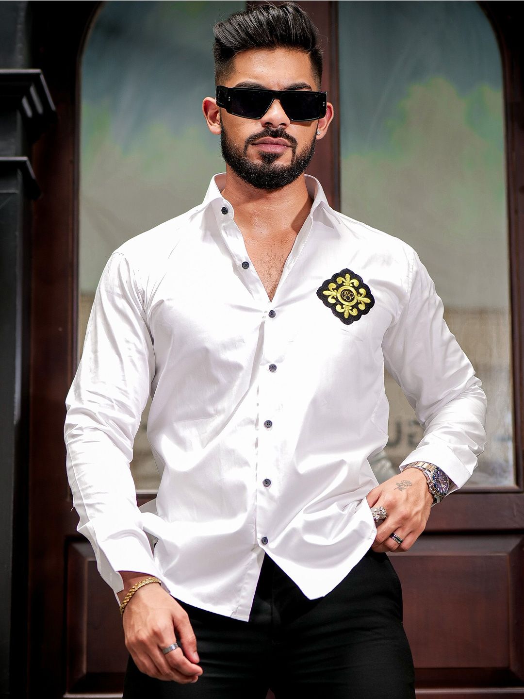 Foomer Men Standard Opaque Casual Shirt-picture-17