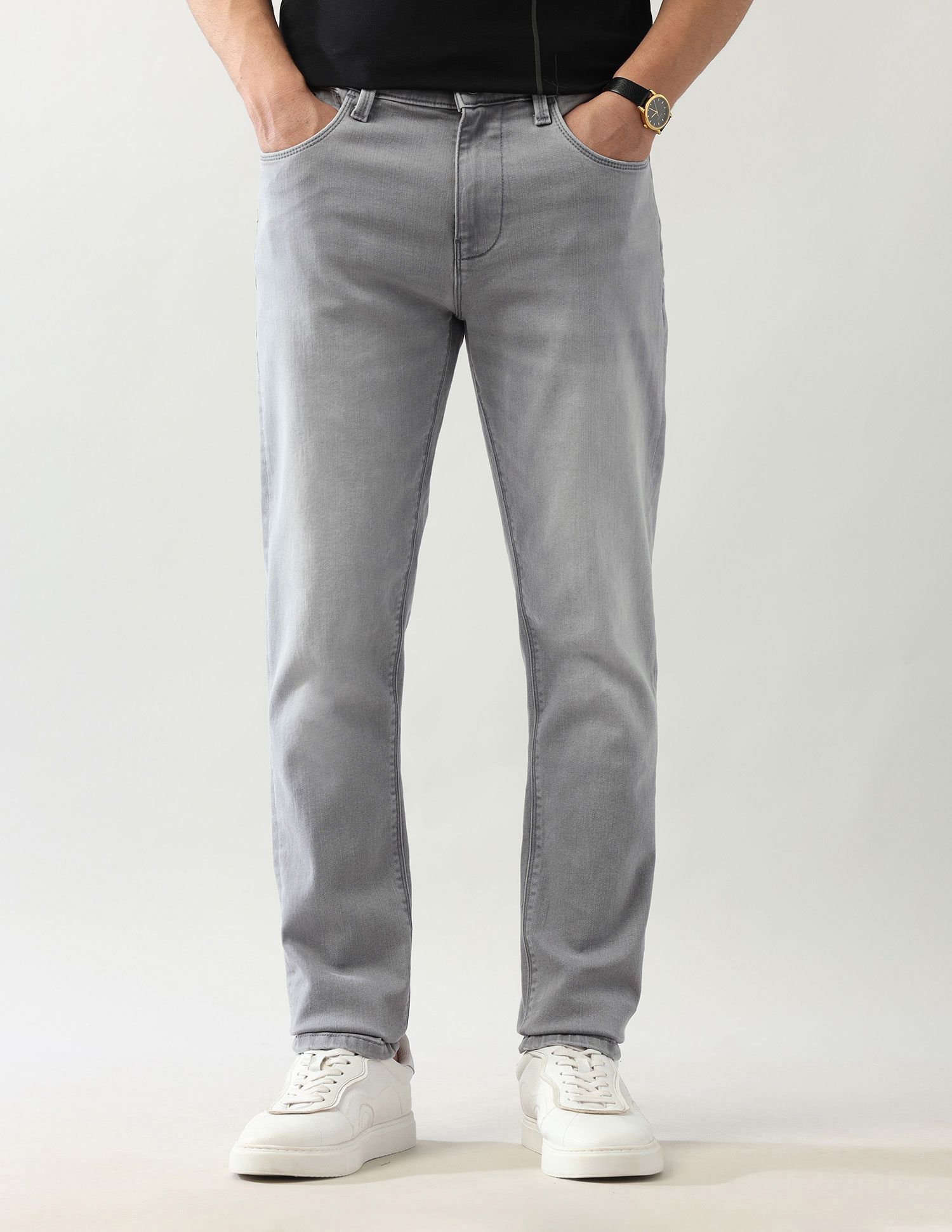 Arrow New York Men Slim Fit Light Fade Jeans-picture-12